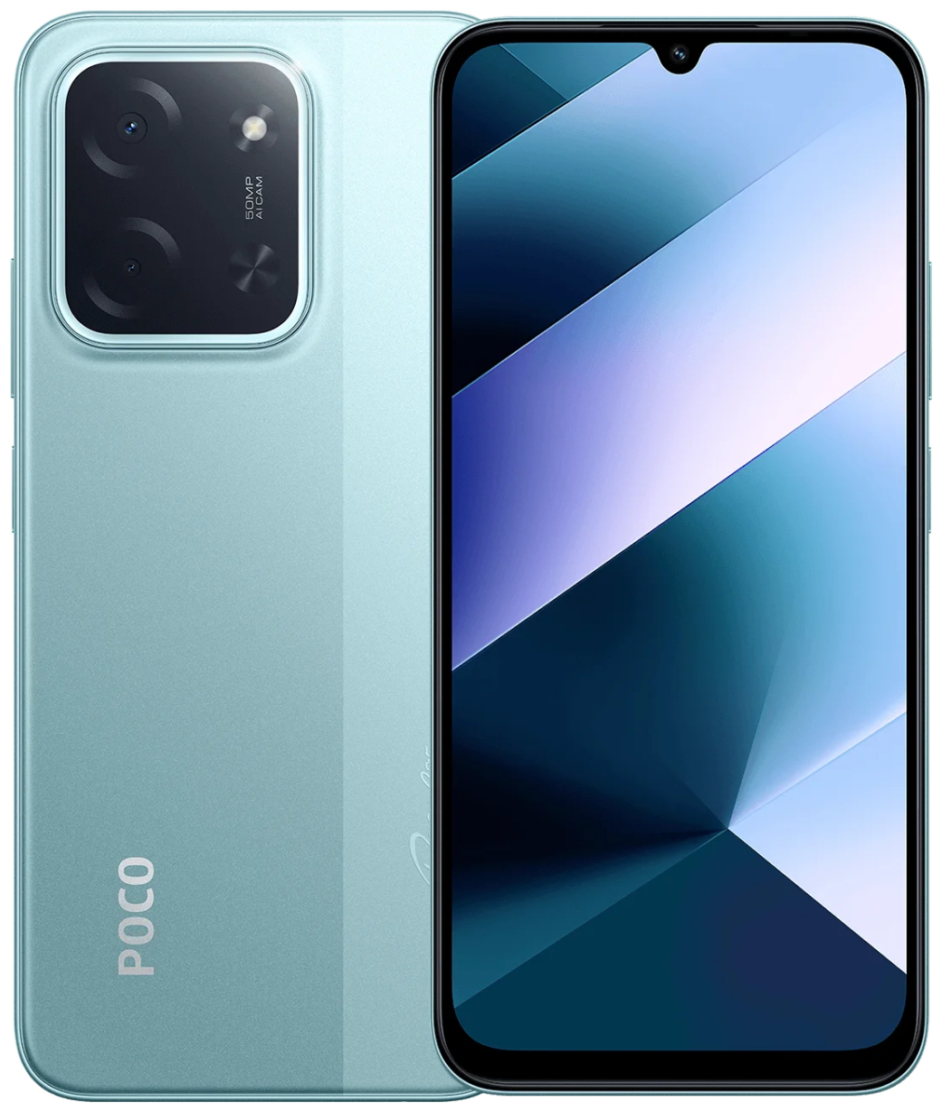 Смартфон POCO C85 8/256 ГБ зеленый